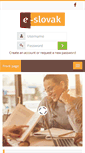 Mobile Screenshot of e-slovak.sk