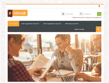 Tablet Screenshot of e-slovak.sk